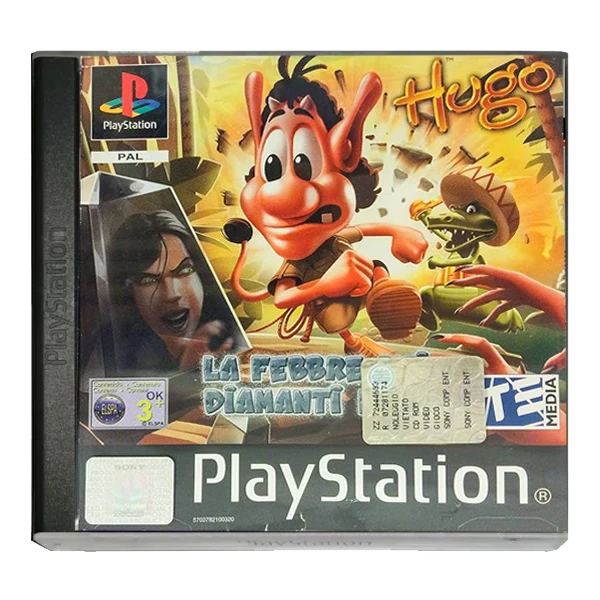 Hugo: La Febbre dei Diamanti Neri PS1 - Usato