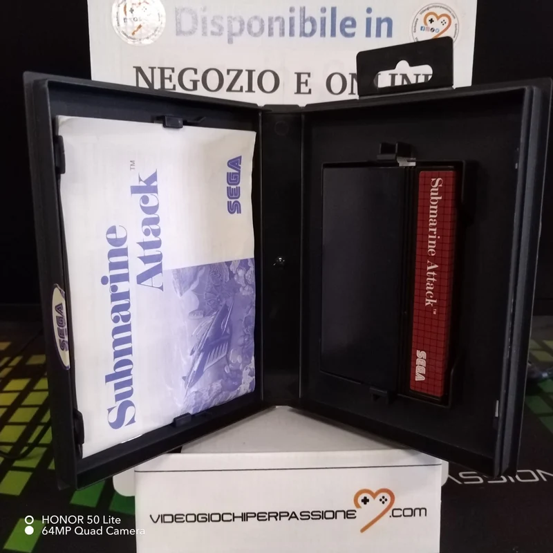 Submarine Attack Sega Master System PAL (usato garantito)(ver. europea)