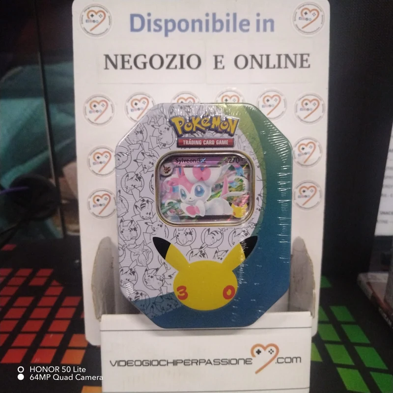 Pokemon ITA 30th Anniversario Tin Sylveon-Ex