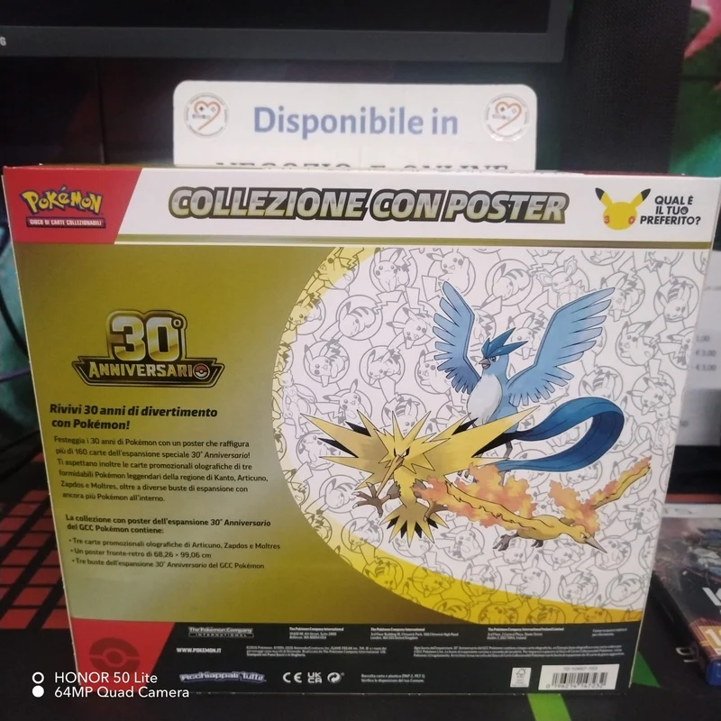 Pokemon ITA 30th Anniversario Collezione con Poster