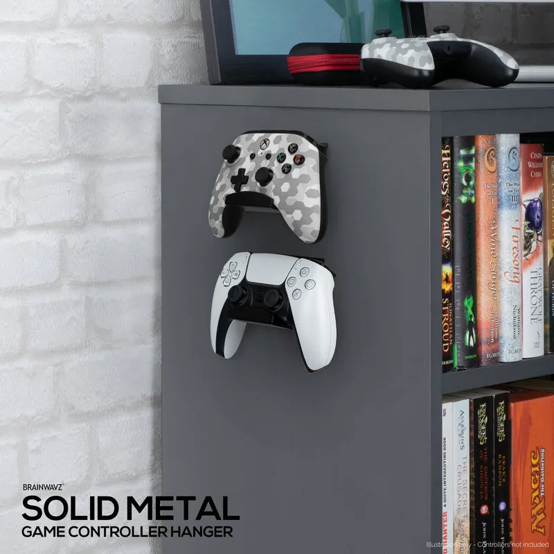 Supporto per controller in metallo Supporto da parete per Xbox, PS5, PS4, PC e altri accessori da gioco, adesivo e vite universale