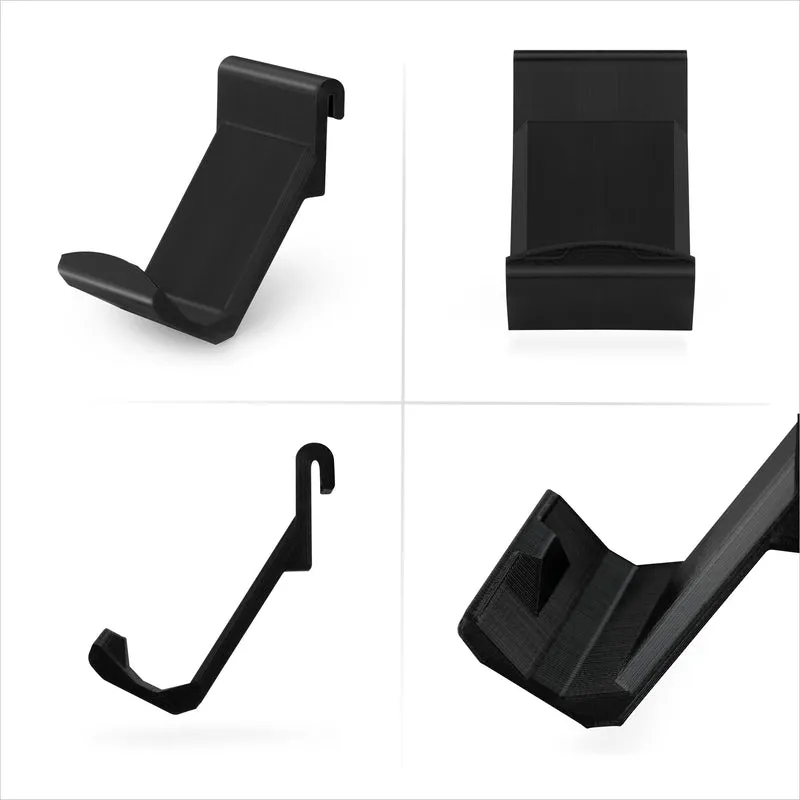 Supporto per console per controller di gioco PS5 (confezione da 2) per Playstation PS5 DualSense Gamepad, design con gancio a gancio, nessun danno o adesivo