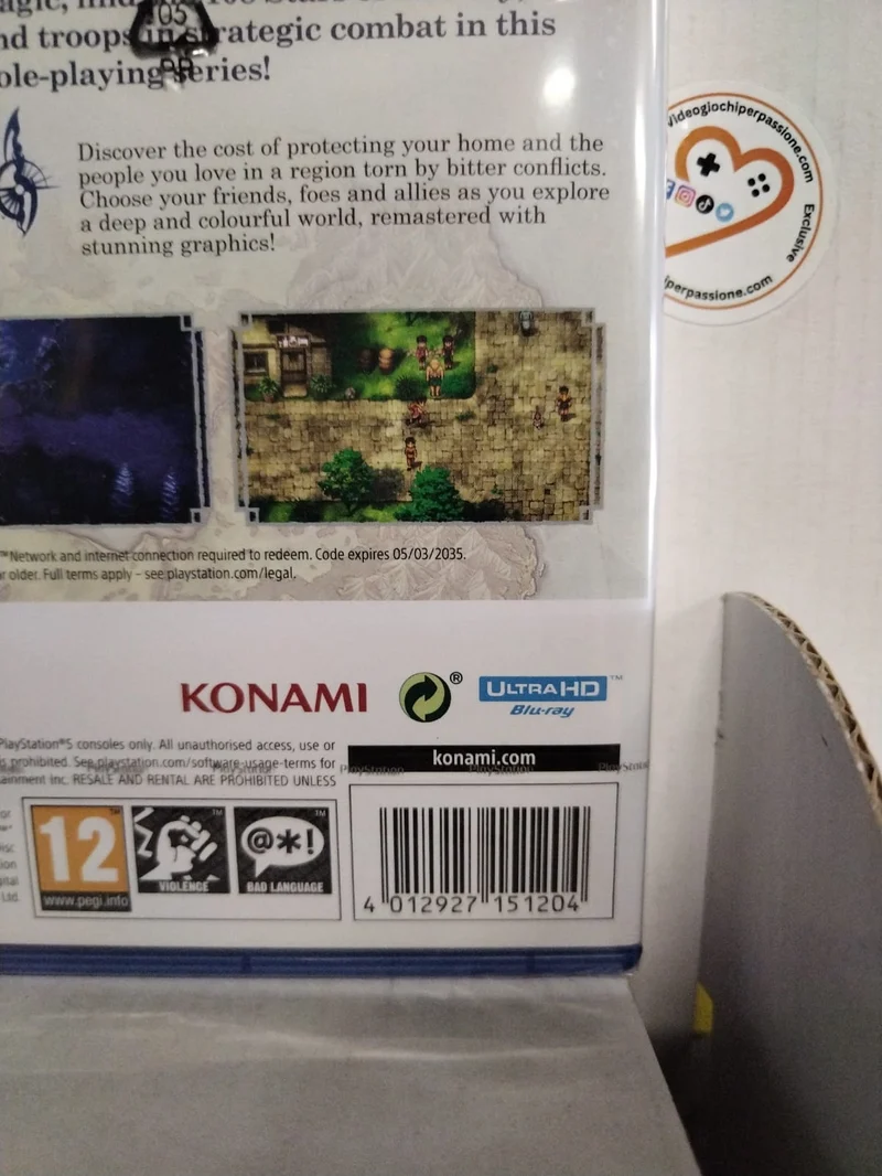 Suikoden 1&2 HD Remaster Day One Edition PlayStation 5 Versione Europea