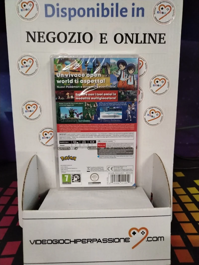 Pokémon Scarlatto + Espansione "Il Tesoro dell’Area Zero" Nintendo Switch Ed. Italiana