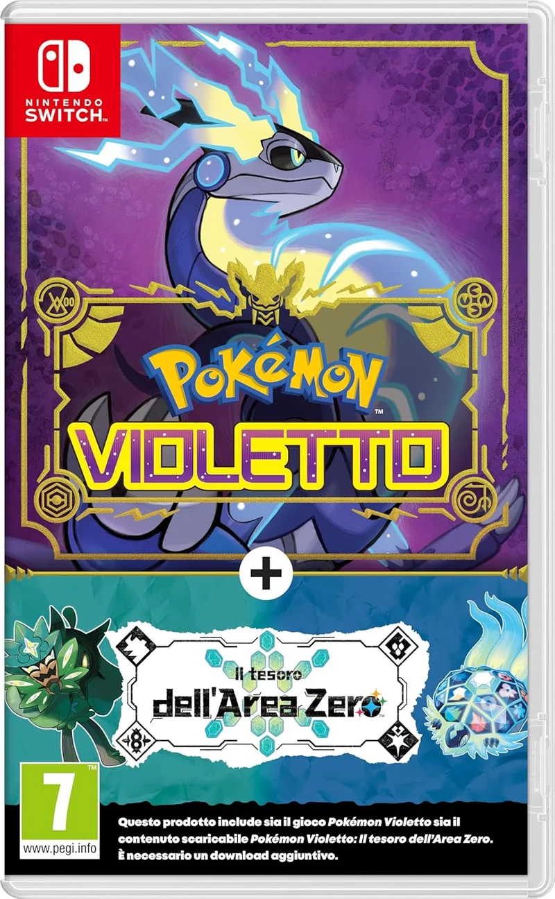 Pokémon Violetto + Espansione "Il Tesoro dell’Area Zero" Nintendo Switch ED. Italiana