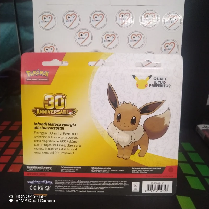 Pokemon ITA 30th Anniversario Blister 2 Buste
