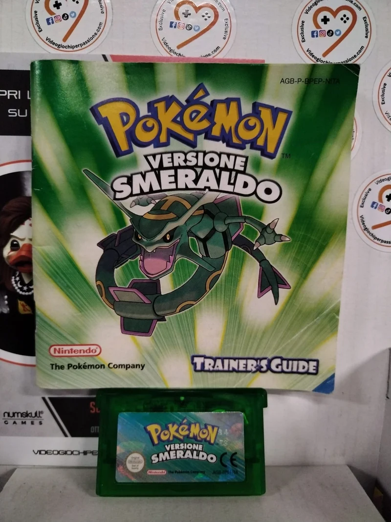 POKEMON VERSIONE SMERALDO GBA NINTENDO (usato garantito)