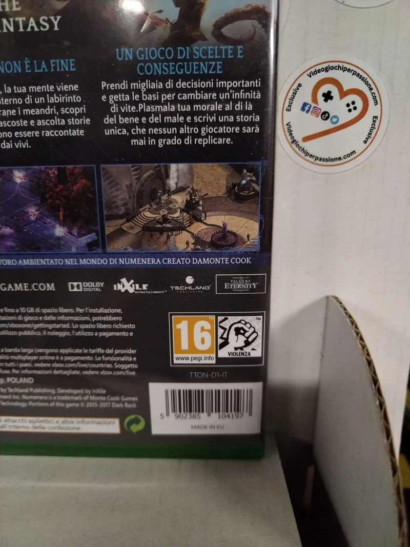 Torment: Tides of Numenera - Edizione Day One - Xbox One(versione ita.)