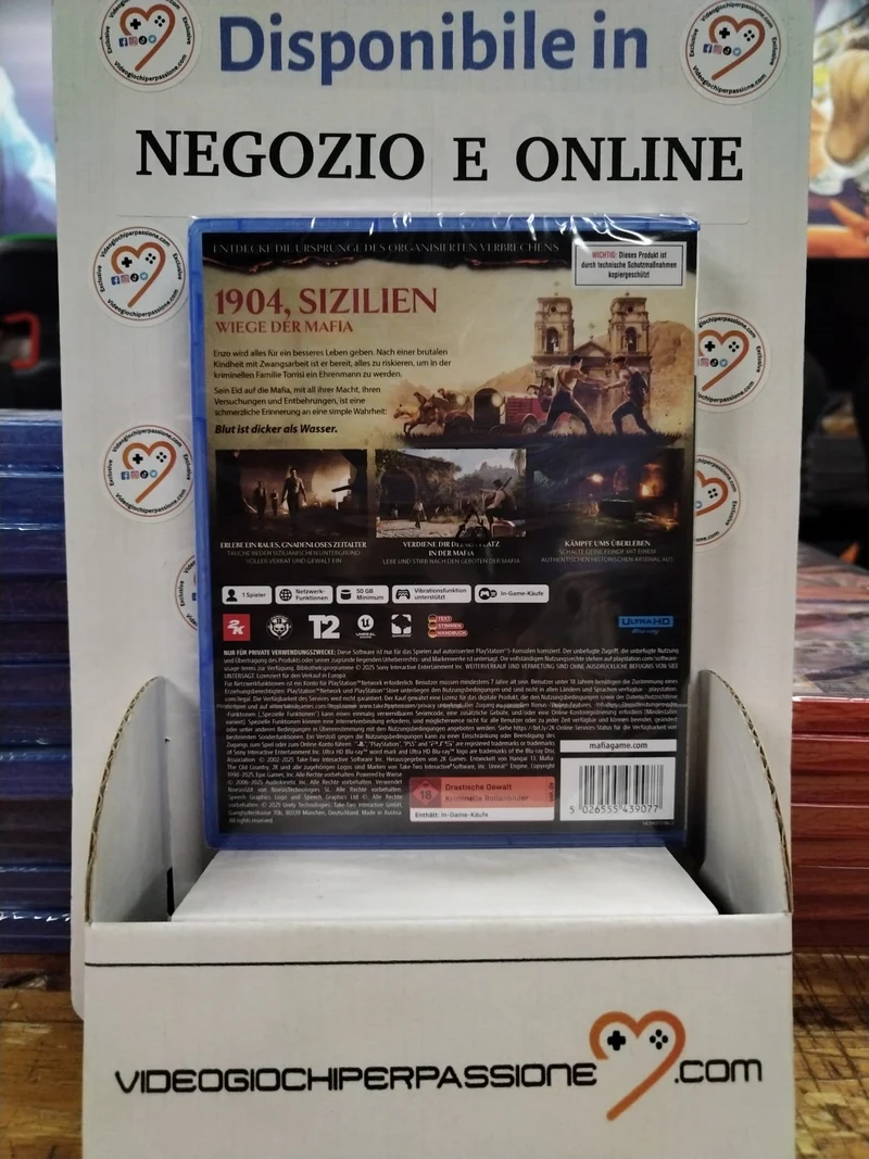 Mafia Terra Madre - The Old Country - Playstation 5 Edizione Europea