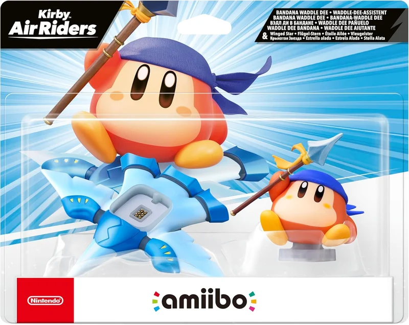Amiibo Kirby Air Riders Bandana Waddle Dee & Winged Star
