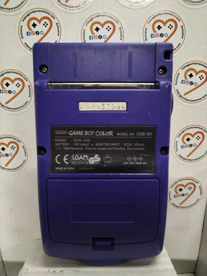 Console Game Boy Color Nintendo Viola (usato garantito)