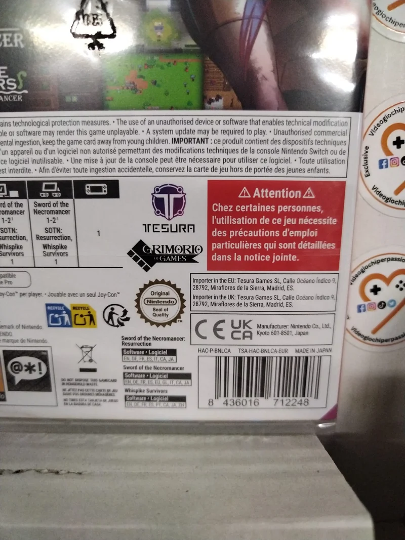 Sword of the Necromancer Collection Nintendo Switch Edizione Europea