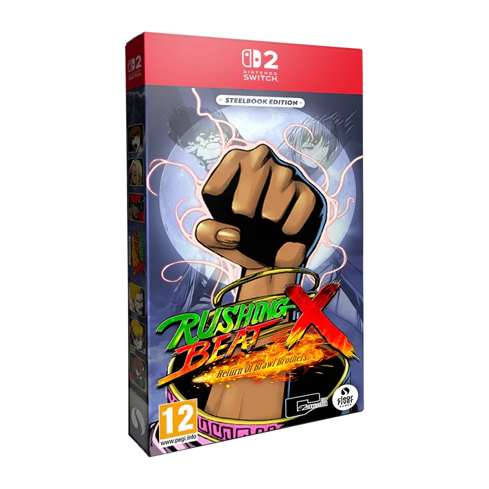 Rushing Beat X: Return of Brawl Brothers - SteelBook Edition Nintendo Switch 2