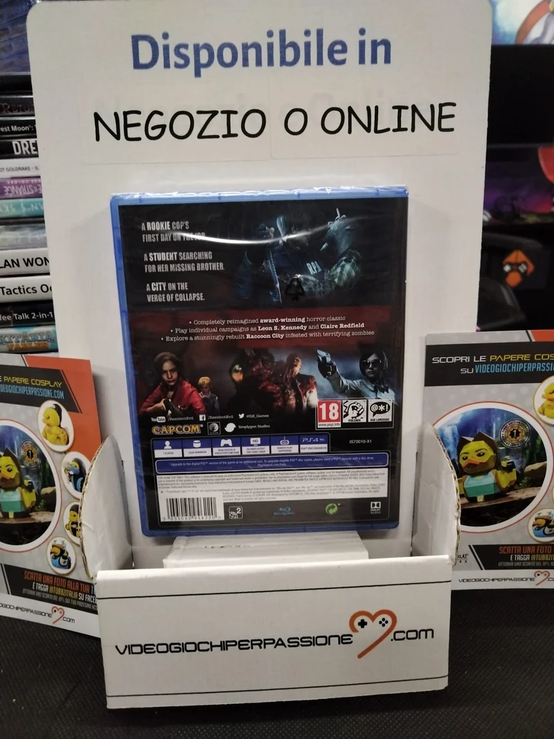 RESIDENT EVIL 2 PS4 (versione inglese)