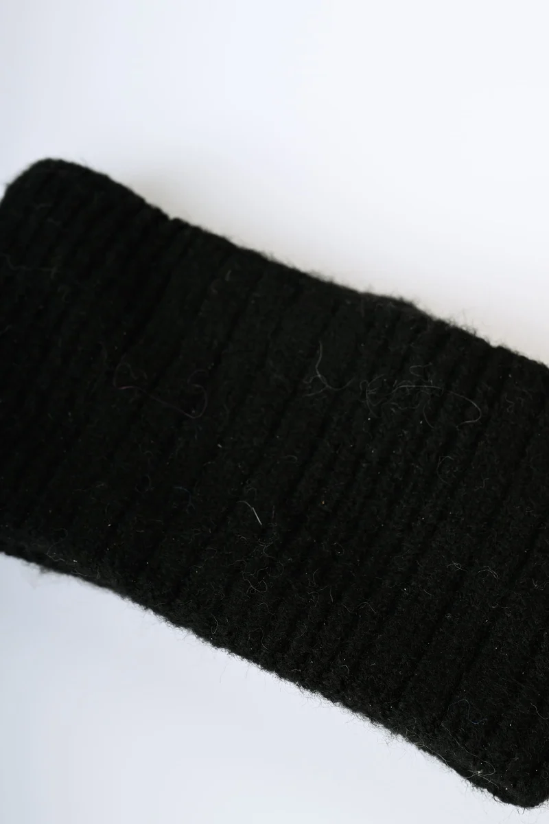 Fascia per capelli in maglia lurex