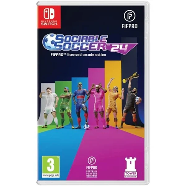 Sociable Soccer 24 Switch - Usato