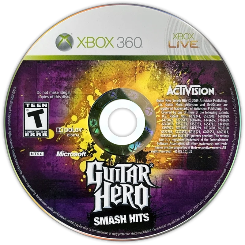 Guitar Hero Smash Hits - (Game Only) (Xbox 360)