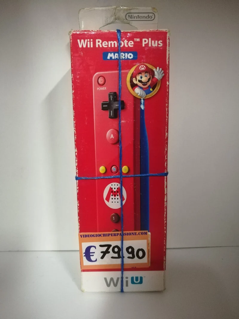 CONTROLLER WII U REMOTE PLUS MARIO NINTENDO (esposizione fiera)(nuovo)