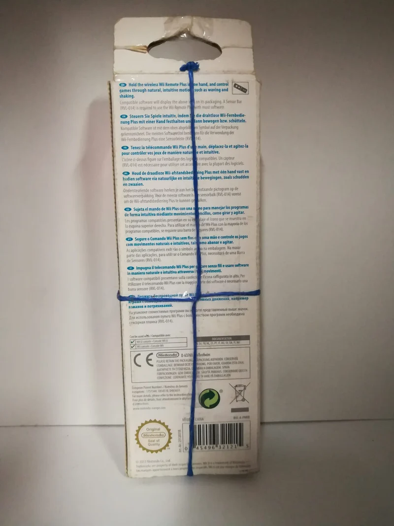 CONTROLLER WII U REMOTE PLUS MARIO NINTENDO (esposizione fiera)(nuovo)