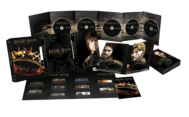 IL TRONO DI SPADE LA SECONDA STAGIONE COMPLETA DVD FILM (versione italiana)(usato garantito)