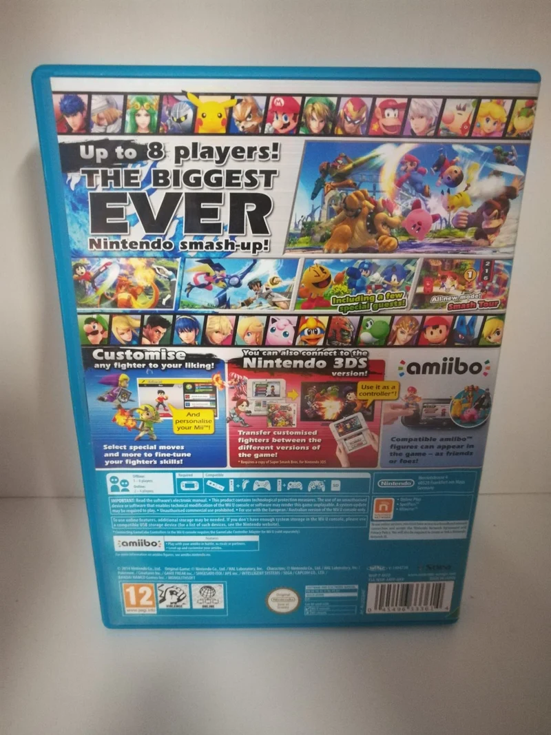 SUPER SMASH BROS FOR WII U NINYENDO (versione europea)(usato garantito)