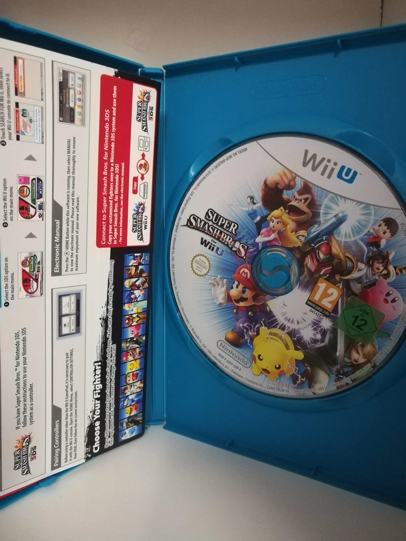 SUPER SMASH BROS FOR WII U NINYENDO (versione europea)(usato garantito)