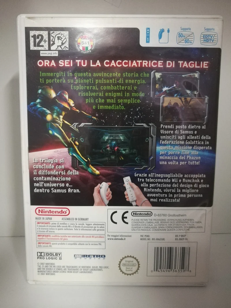 METROID PRIME3 CORRUPTION WII NINTENDO (versione italiana)(usato garantito)