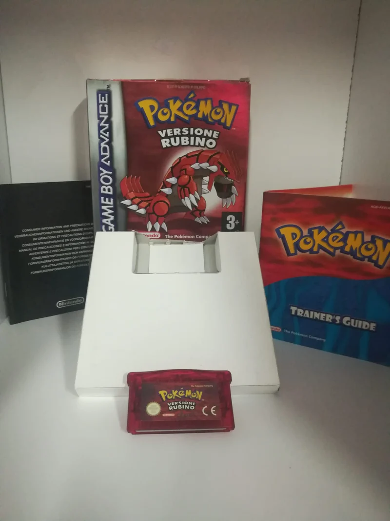 POKEMON VERSIONE RUBINO GBA NINTENDO (versione italiana)(usato garantito)(da collezione)