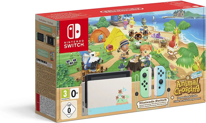 Nintendo Switch Console + Animal Crossing New Horizons Edition Edizione Europea