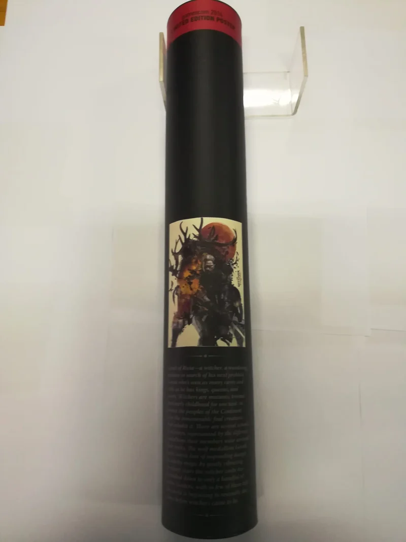 LIMITED EDITION POSTER THE WITCHER 3 WILD HUNT (gamescom 2014)RARO