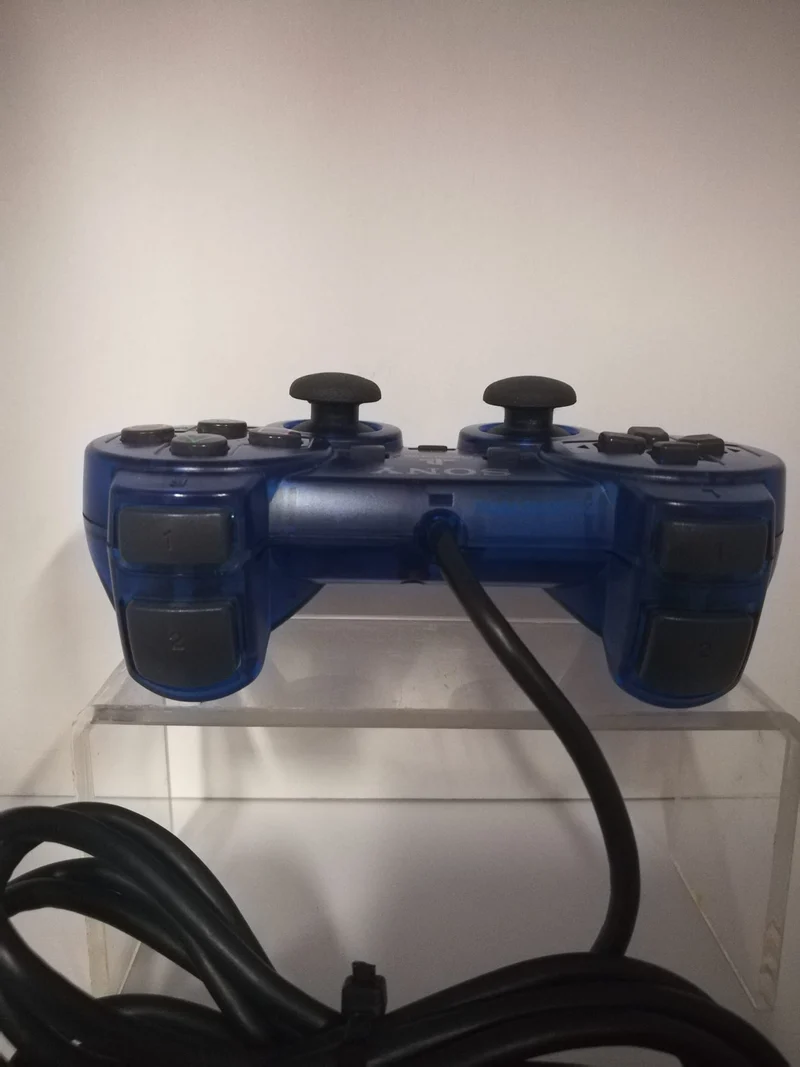 CONTROLLER PAD PS2 BLU INC. A SCPH 10010 DUAL SHOCK 2 (usato garantito)(originale)