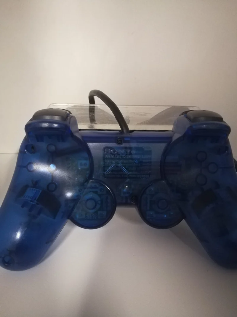 CONTROLLER PAD PS2 BLU INC. A SCPH 10010 DUAL SHOCK 2 (usato garantito)(originale)