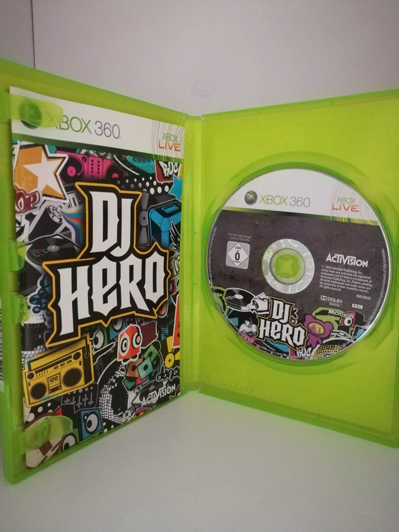 DJ HERO XBOX 360 (completamente in italiano)(usato garantito)