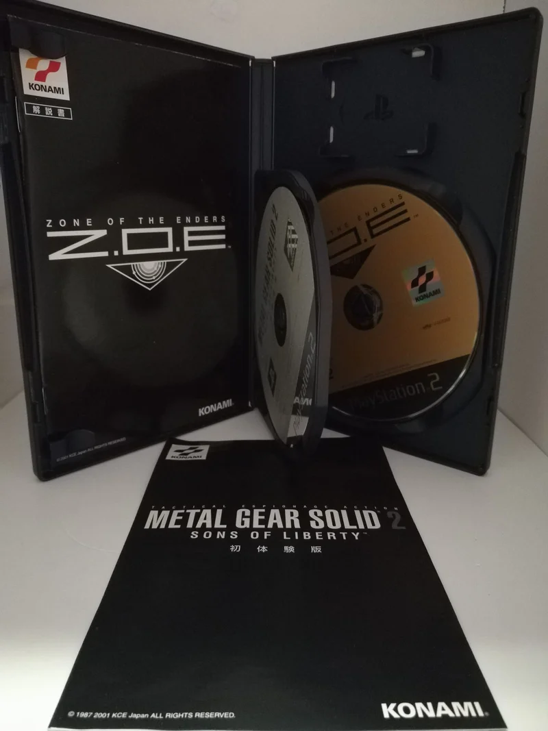 ZON OF THE ENDERS PS2 (versione japan)(ntsc-j)(usato garantito)PRODUCED BY HIDEO KOJIMA