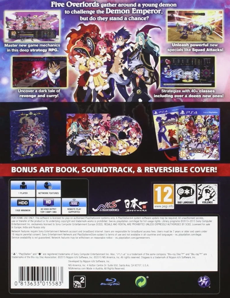 DISGAEA 5: ALLIANCE OF VENGEANCE PS4 (versione inglese)