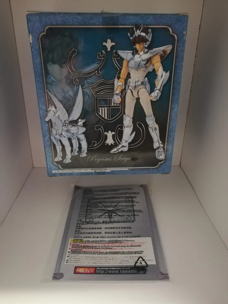 SAINT SEIYA PEGASUS MYTH CLOTH EX V2 ORIGINALE COLOR BANDAI (esposizione fiera; e andata persa la testa del cavallo)