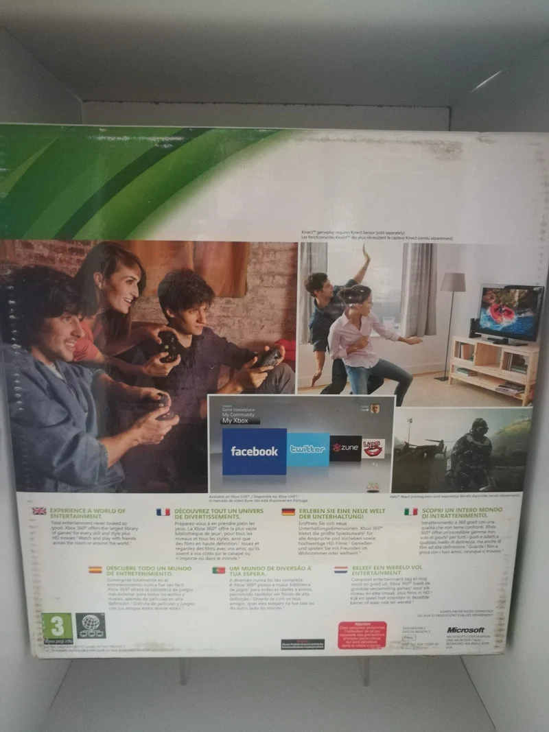 CONSOLE XBOX 360 NERO OPACO 4GB COMPLETA (usato garantito)