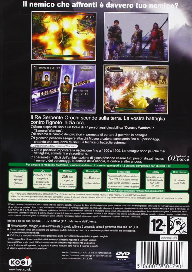 WARRIORS OROCHI PC GAME