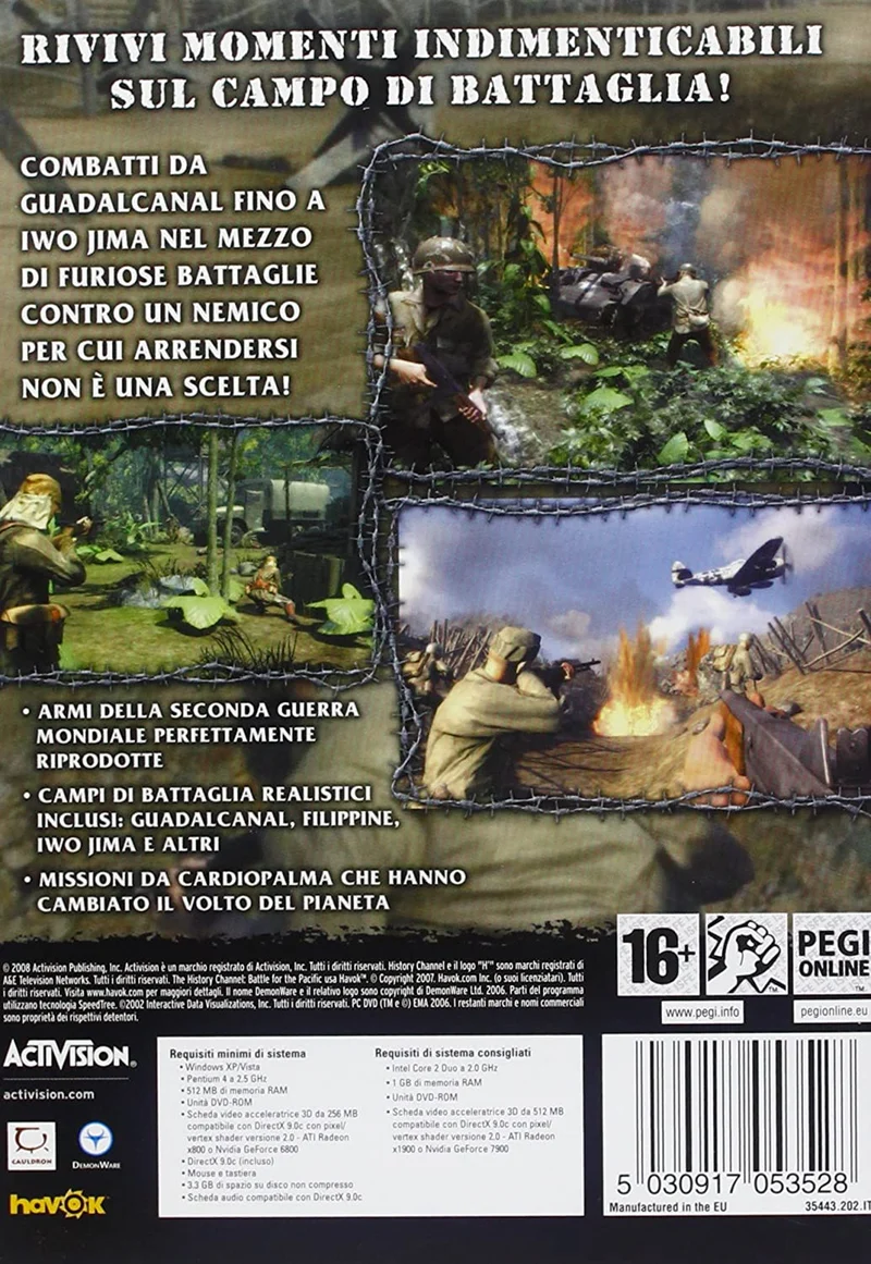 THE HISTORY CHANNEL BATTLE FOR THE PACIFIC PC GAME