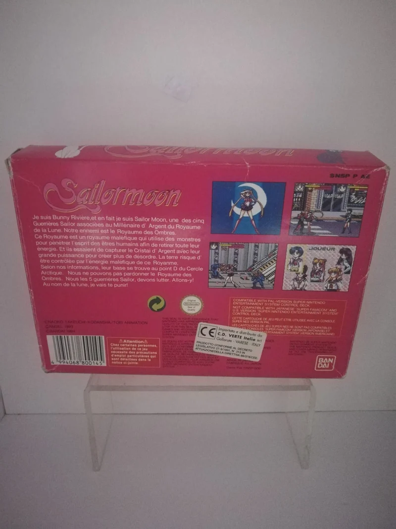 SAILOR MOON SUPER NINTENDO (versione francese)(usato garantito)