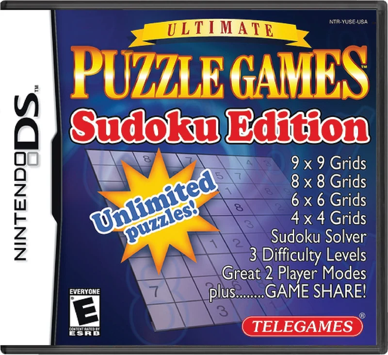 Ultimate Puzzle Games Sudoku Edition - Nintendo DS