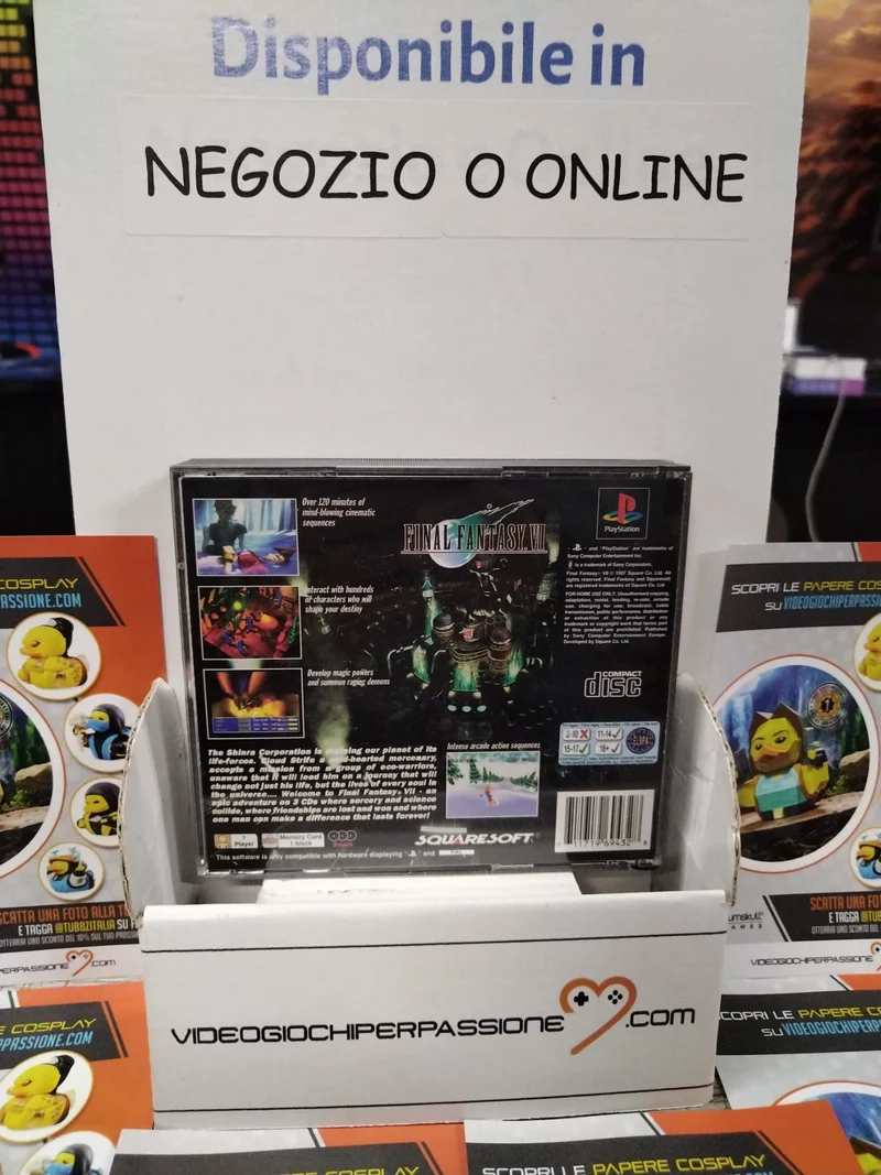 FINAL FANTASY VII PS1 (usato garantito)(versione europea)