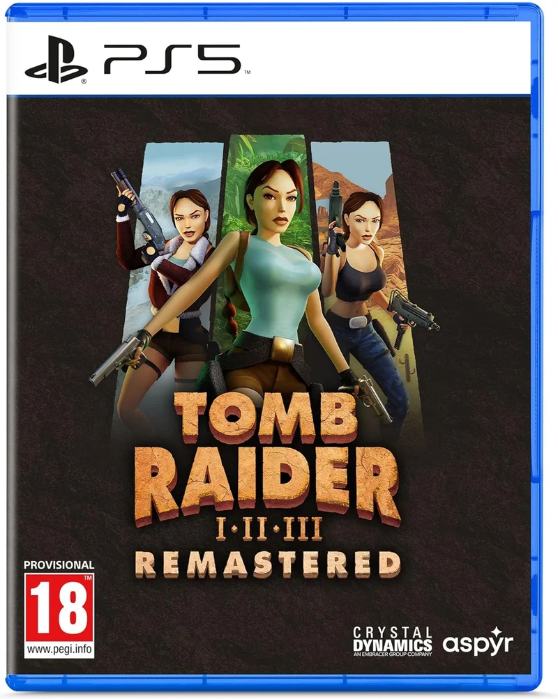 Tomb Raider I-III Remastered Starring Lara Croft Playstation 5 Tubbz Edition Edizione Europea