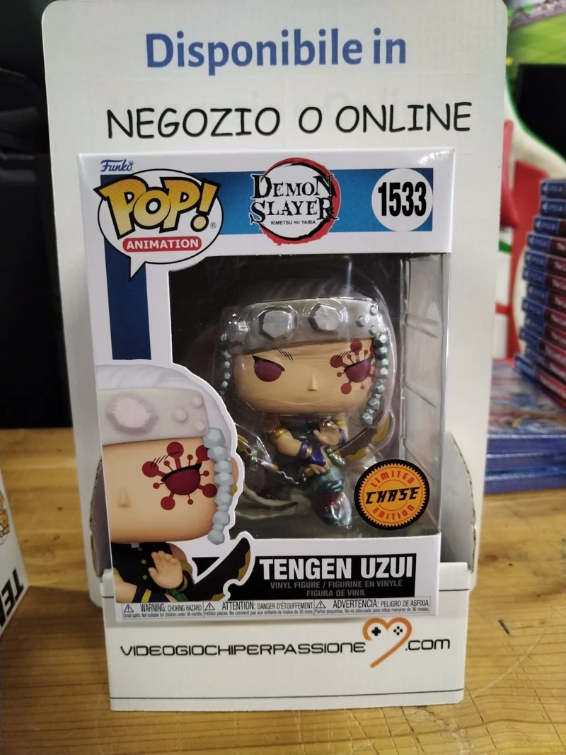 FUNKO POP! Demon Slayer Tengen Uzui 1533 Chase Metallic Exclusive