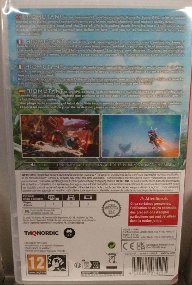Biomutant Nintendo Switch Edizione Europea