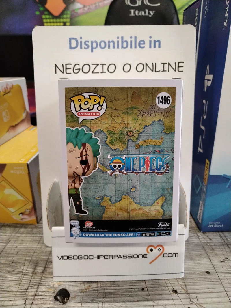 One Piece POP! Animation Vinyl Figur Roronoa Zoro 9 cm