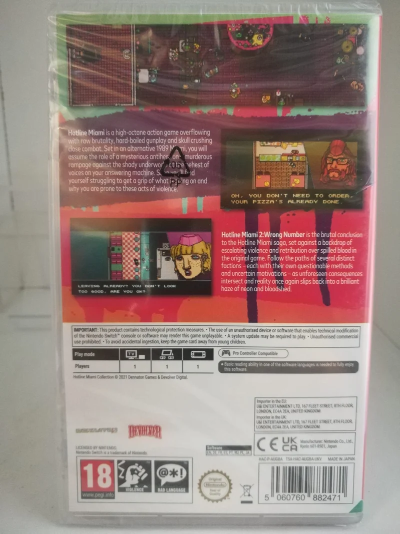 Hotline Miami Collection Nintendo Switch Edizione Europea