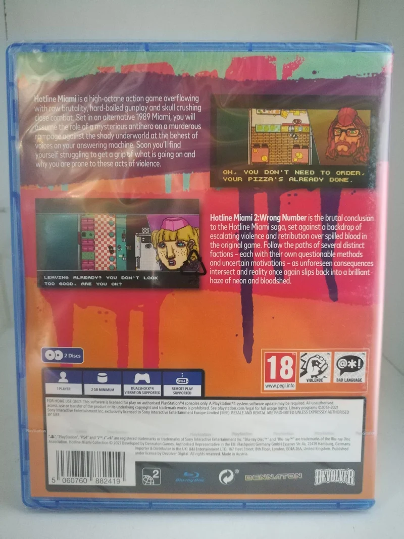 Hotline Miami Collection Palystation 4 Edizione Europea
