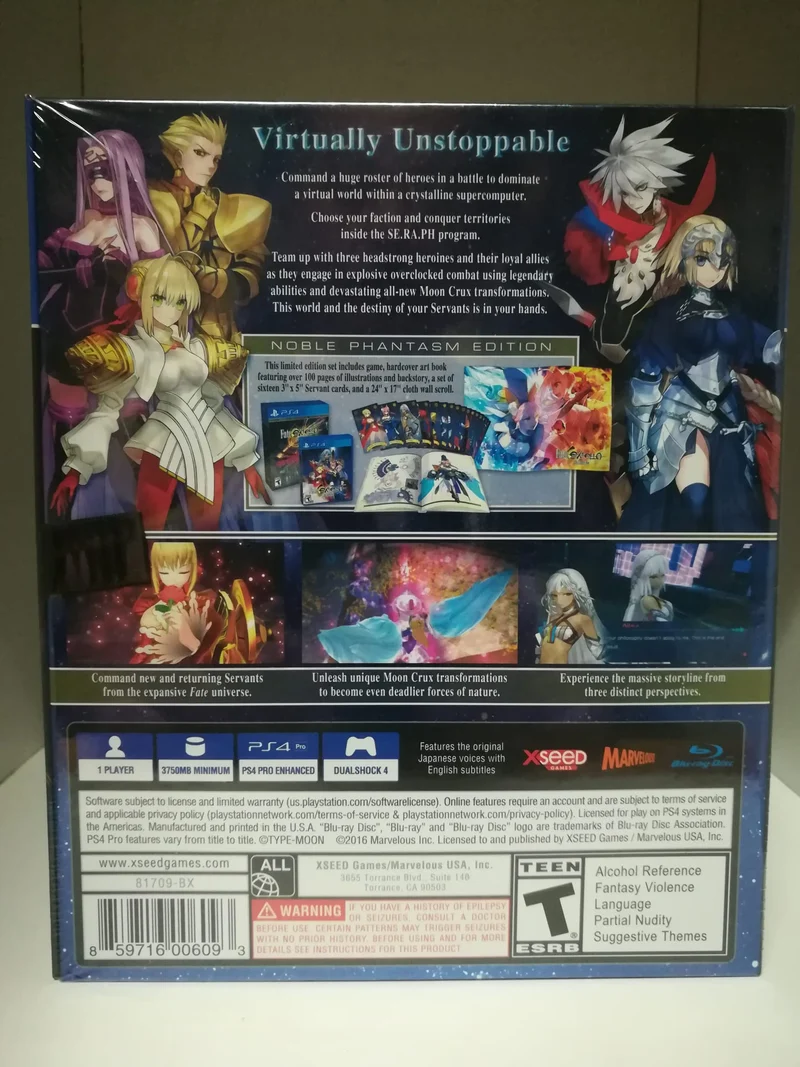 Fate/EXTELLA The Umbral Star Noble Phantasm Edition Playstation 4 (versione americana)