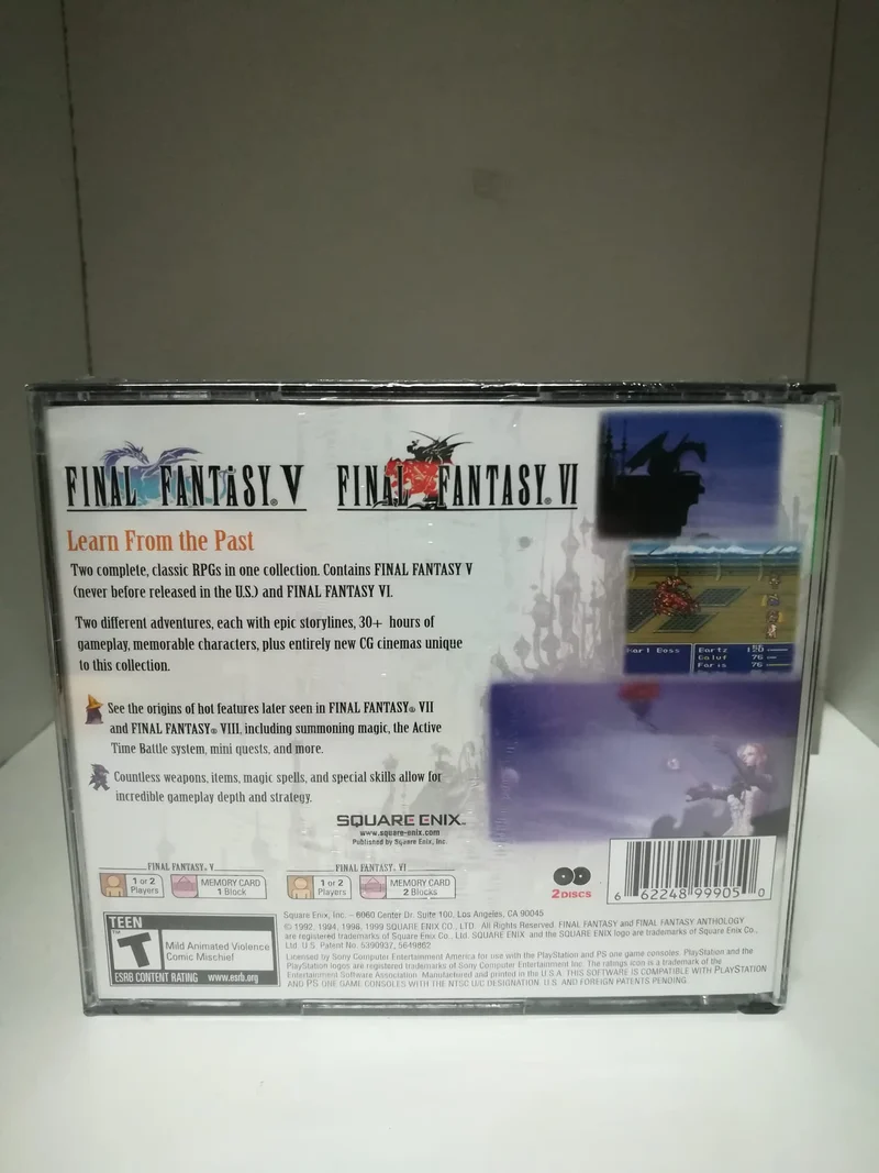 FINAL FANTASY ANTHOLOGY PS1 (versione americana)